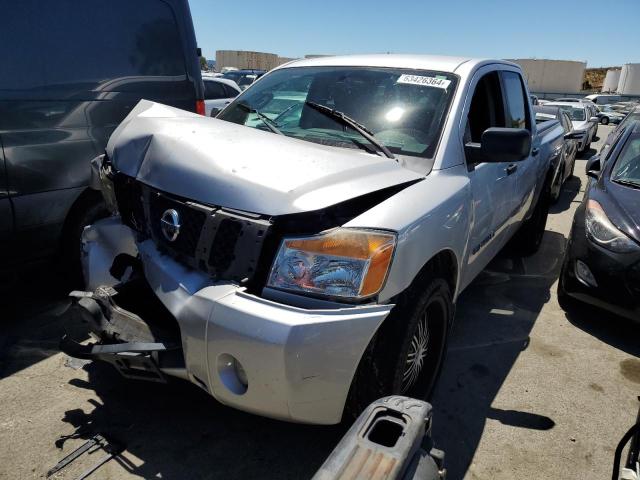 1N6AA0EK7CN329875 - 2012 NISSAN TITAN S SILVER photo 1