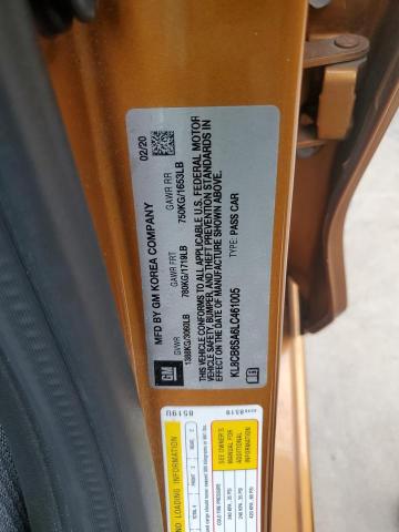 KL8CB6SA6LC461005 - 2020 CHEVROLET SPARK LS 橙色 照片 12