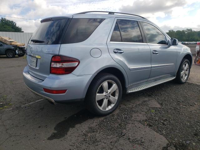 4JGBB8GB5BA698493 - 2011 MERCEDES-BENZ ML 350 4MATIC BLUE photo 3
