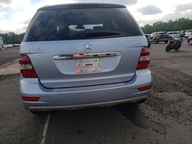4JGBB8GB5BA698493 - 2011 MERCEDES-BENZ ML 350 4MATIC BLUE photo 6