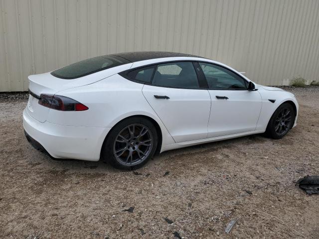 5YJSA1E52MF439756 - 2021 TESLA MODEL S 白色 照片 3
