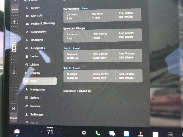 5YJSA1E52MF439756 - 2021 TESLA MODEL S 白色 照片 9