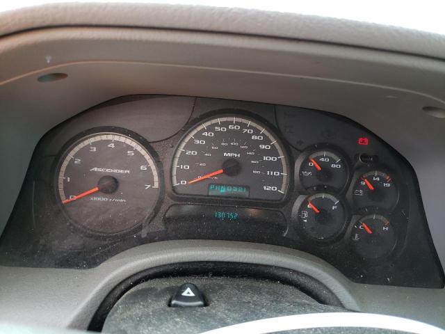 4NUDT13S252704213 - 2005 ISUZU ASCENDER S WHITE photo 9