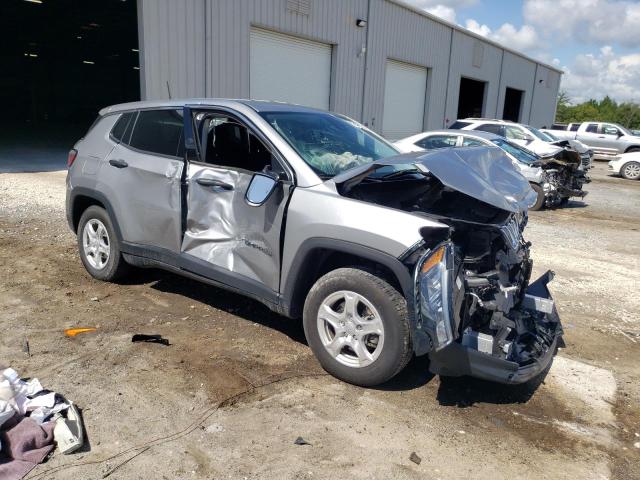 3C4NJCAB1NT215448 - 2022 JEEP COMPASS SPORT SILVER photo 4