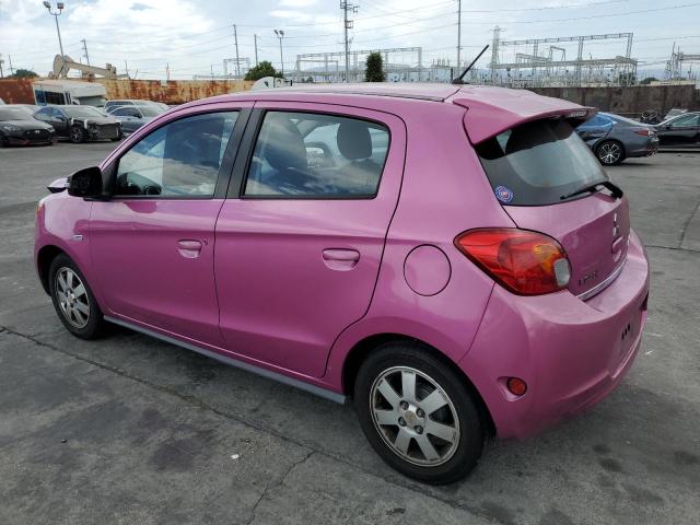 ML32A4HJXFH047429 - 2015 MITSUBISHI MIRAGE ES PINK photo 2