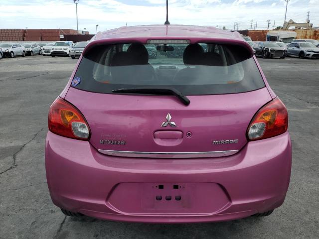 ML32A4HJXFH047429 - 2015 MITSUBISHI MIRAGE ES PINK photo 6