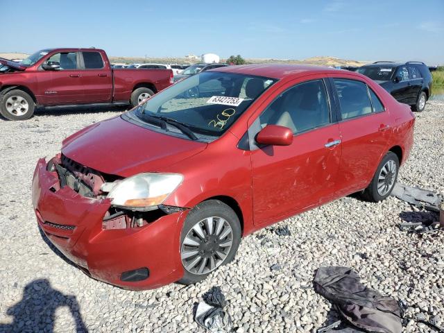 JTDBT923981205396 - 2008 TOYOTA YARIS RED photo 1