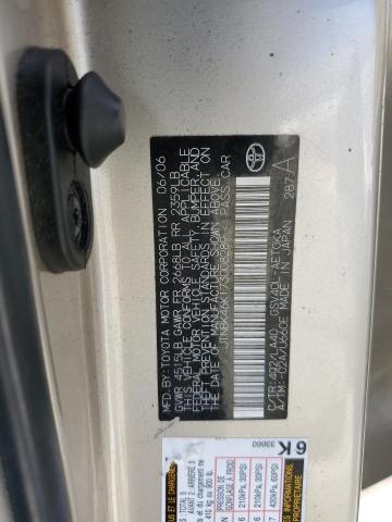 JTNBK46K173008289 - 2007 TOYOTA CAMRY LE GOLD photo 12