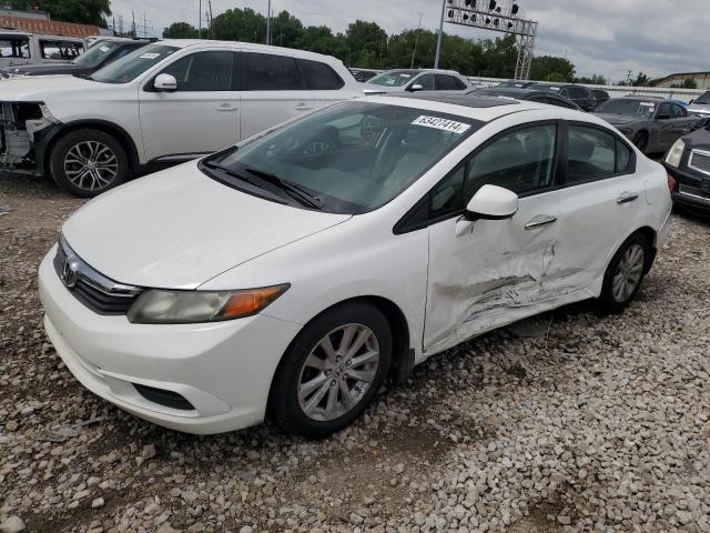 19XFB2F98CE036262 - 2012 HONDA CIVIC EXL თეთრი ფოტო 1