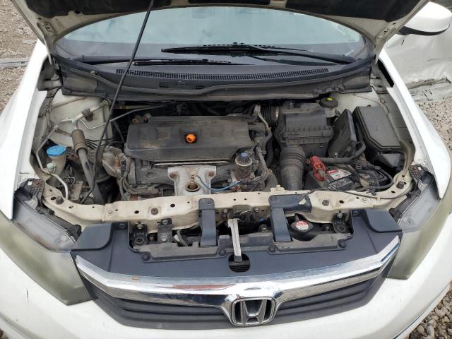 19XFB2F98CE036262 - 2012 HONDA CIVIC EXL თეთრი ფოტო 11