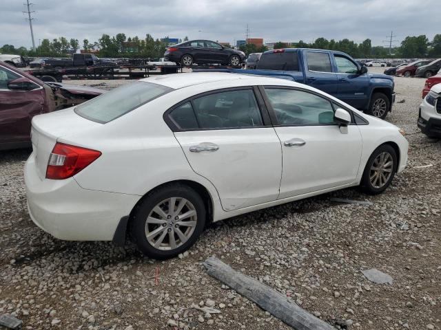 19XFB2F98CE036262 - 2012 HONDA CIVIC EXL თეთრი ფოტო 3