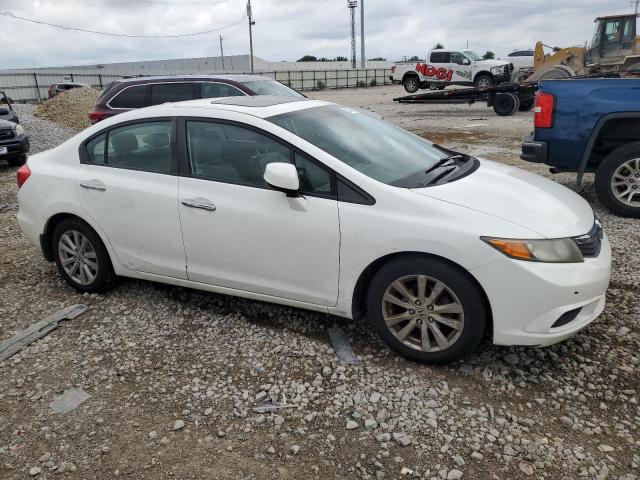 19XFB2F98CE036262 - 2012 HONDA CIVIC EXL თეთრი ფოტო 4