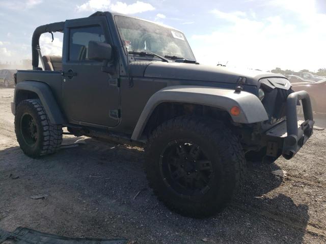 1J8FA24168L605469 - 2008 JEEP WRANGLER X CHARCOAL photo 4