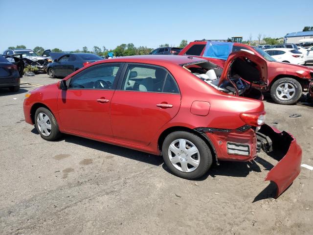 2T1BU4EE7BC730571 - 2011 TOYOTA COROLLA BASE RED photo 2