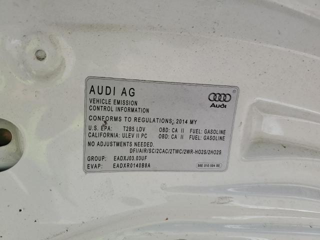 WAUCGAFR1EA026464 - 2014 AUDI S5 PREMIUM PLUS 白色 照片 12