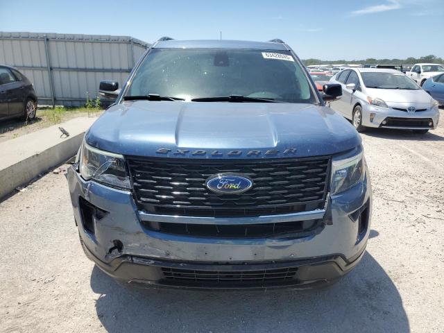 1FM5K8GT6JGA88488 - 2018 FORD EXPLORER SPORT أزرق صورة 5
