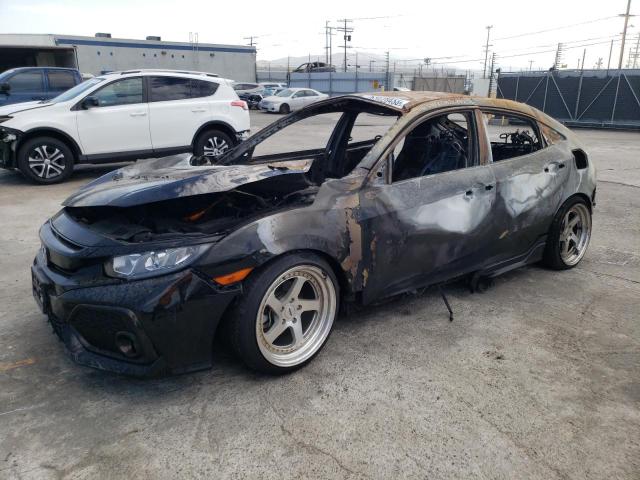 SHHFK7H42KU406708 - 2019 HONDA CIVIC SPORT 烧焦的 照片 1