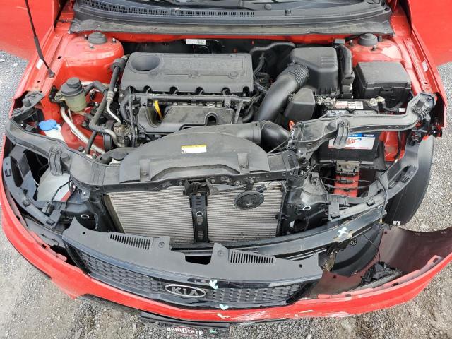 KNAFW6A33A5158919 - 2010 KIA FORTE SX RED photo 11