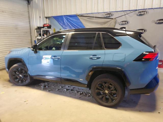 4T3E6RFV1RU143981 - 2024 TOYOTA RAV4 XSE BLUE photo 2