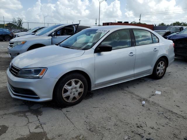 3VW2K7AJ8FM297301 - 2015 VOLKSWAGEN JETTA BASE 银色 照片 1