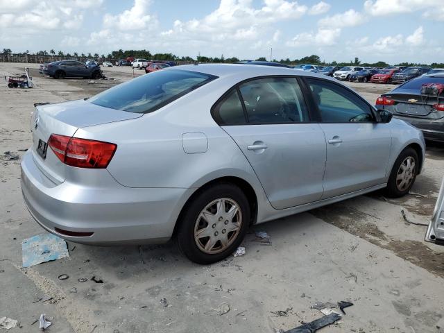 3VW2K7AJ8FM297301 - 2015 VOLKSWAGEN JETTA BASE 银色 照片 3