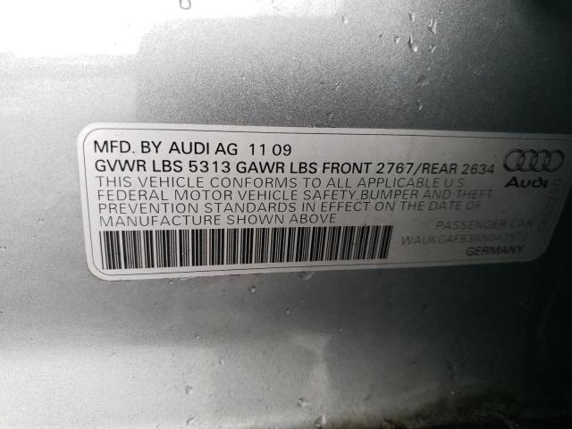 WAUKGAFB3AN042912 - 2010 AUDI A6 PRESTIGE Gümüş foto 12