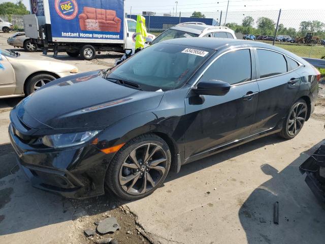 2HGFC2F88LH500452 - 2020 HONDA CIVIC SPORT 黑色 照片 1