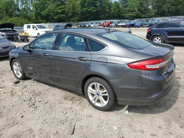 3FA6P0LU2JR274067 - 2018 FORD FUSION SE HYBRID GRAY photo 2