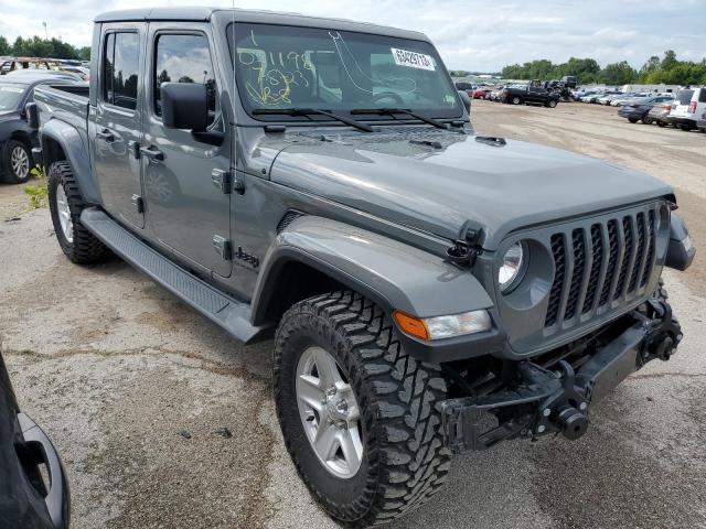 1C6HJTAG9ML504765 - 2021 JEEP GLADIATOR SPORT GRAY photo 4