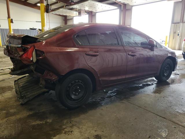 2HGFB2F81DH514777 - 2013 HONDA CIVIC EX BURGUNDY photo 3