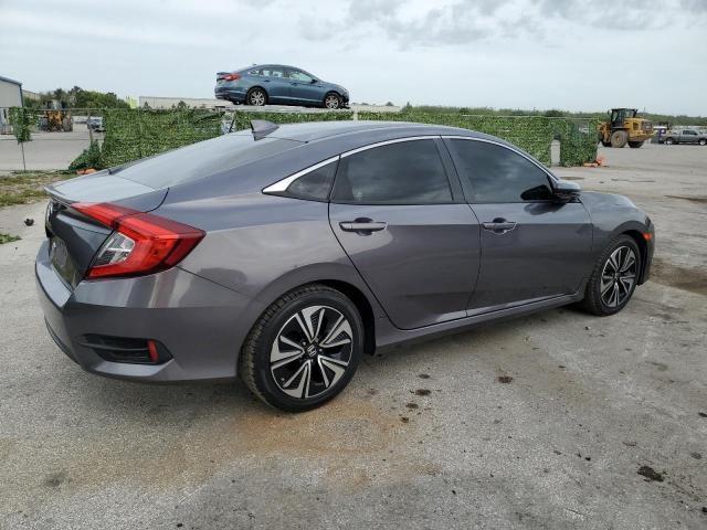 19XFC1F74HE017057 - 2017 HONDA CIVIC EXL ნაცრისფერი ფოტო 3