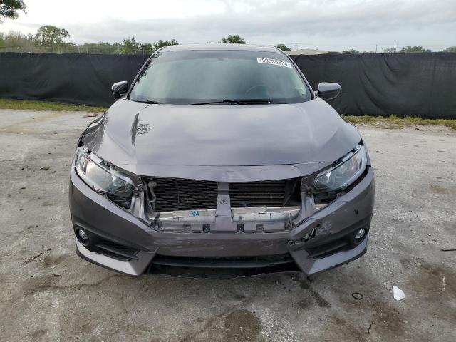 19XFC1F74HE017057 - 2017 HONDA CIVIC EXL GRAY photo 5