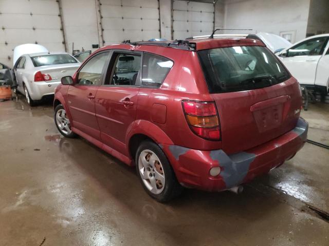 5Y2SL65878Z409864 - 2008 PONTIAC VIBE RED photo 2