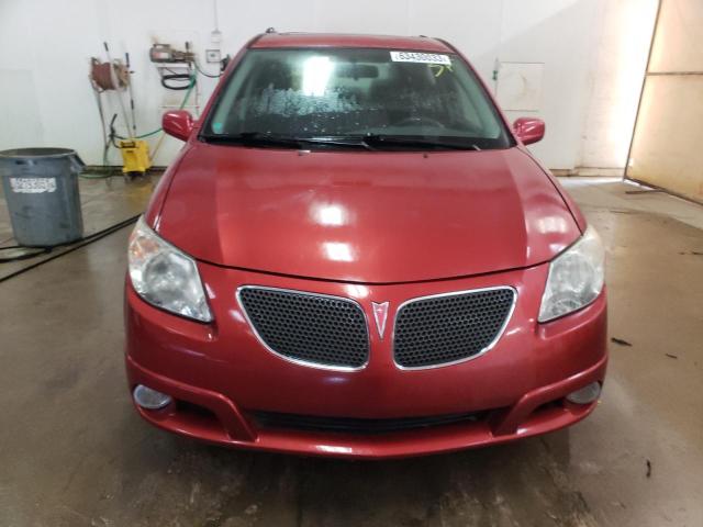 5Y2SL65878Z409864 - 2008 PONTIAC VIBE RED photo 5