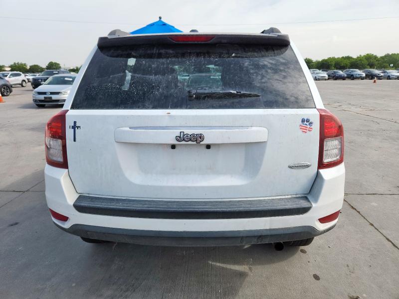 1C4NJCEA0GD734758 - 2016 JEEP COMPASS LATITUDE თეთრი ფოტო 6