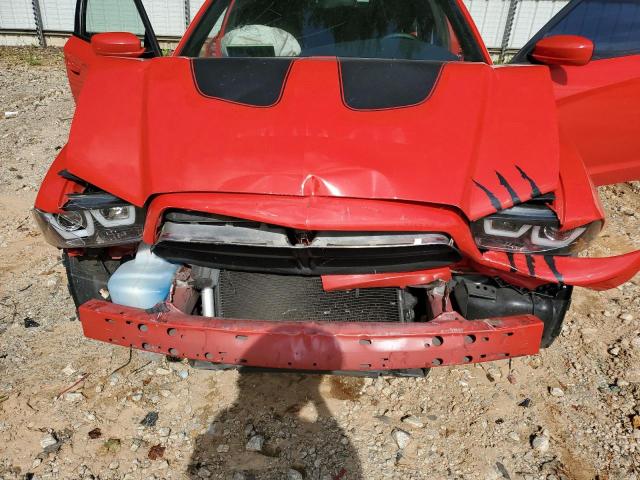 2C3CDXHG4EH342747 - 2014 DODGE CHARGER SXT RED photo 11