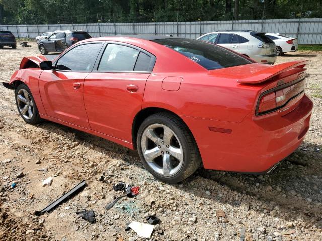 2C3CDXHG4EH342747 - 2014 DODGE CHARGER SXT RED photo 2