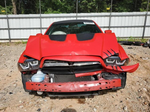 2C3CDXHG4EH342747 - 2014 DODGE CHARGER SXT RED photo 5