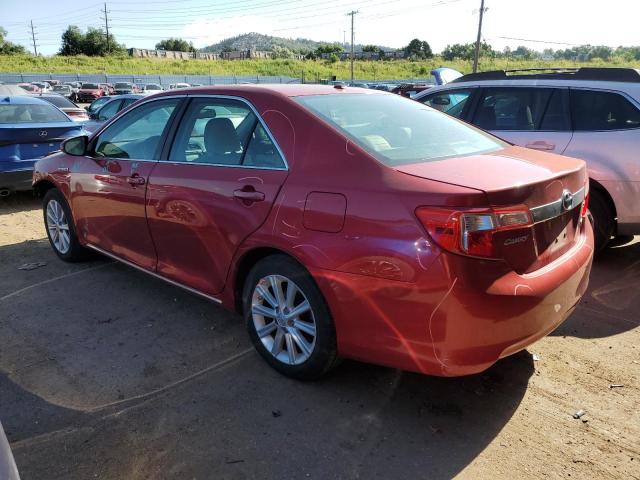 4T1BD1FK5EU111750 - 2014 TOYOTA CAMRY HYBRID MAROON photo 2