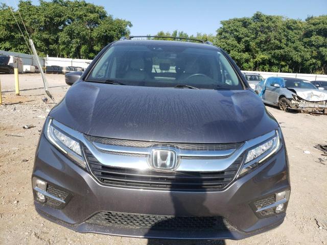 5FNRL6H93JB044503 - 2018 HONDA ODYSSEY ELITE GRAY photo 5