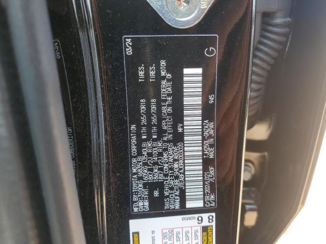 JTEABFAJ0RK003020 - 2024 TOYOTA LAND CRUIS BASE BLACK photo 13