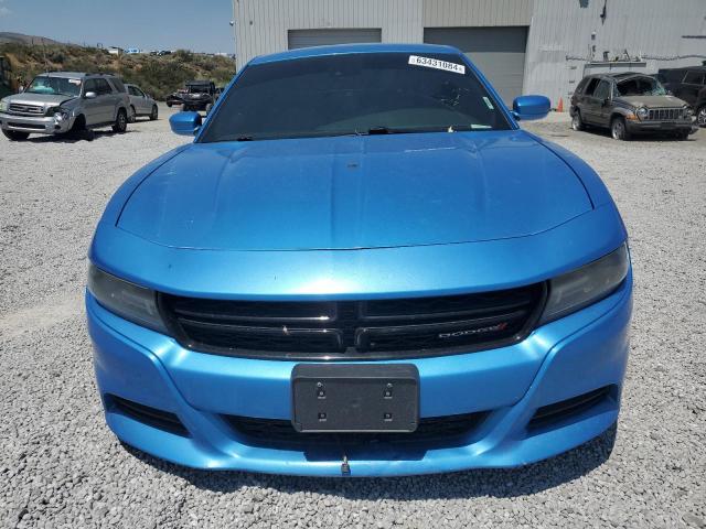 2C3CDXHG1FH817529 - 2015 DODGE CHARGER SXT BLUE photo 5