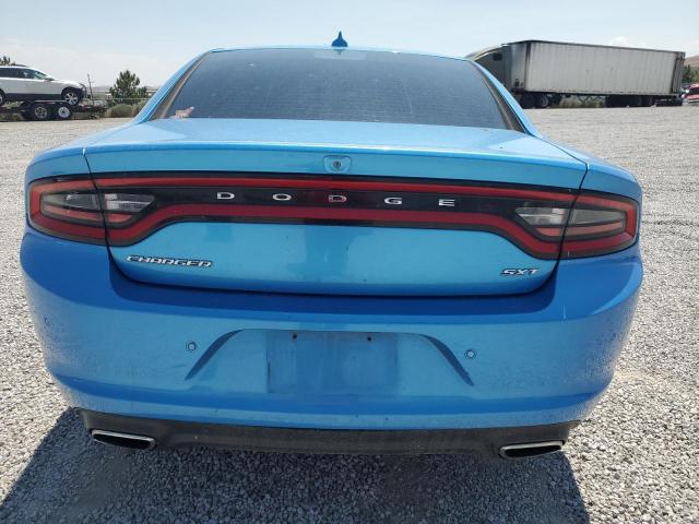 2C3CDXHG1FH817529 - 2015 DODGE CHARGER SXT BLUE photo 6