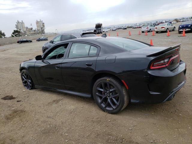 2C3CDXHG1KH737920 - 2019 DODGE CHARGER GT BLACK photo 2