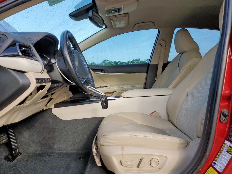 4T1F31AKXLU538639 - 2020 TOYOTA CAMRY XLE RED photo 7