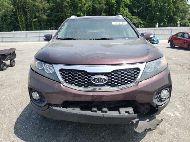 5XYKT4A64DG385704 - 2013 KIA SORENTO LX BURGUNDY photo 5