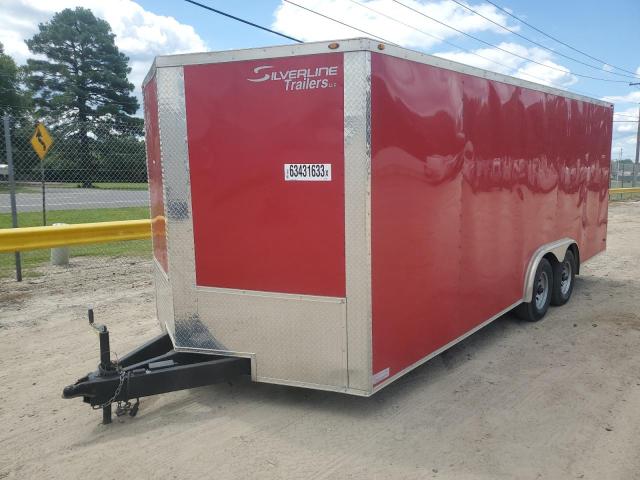 1P9BE2026NF849065 - 2022 CARGO TRAILER RED photo 2