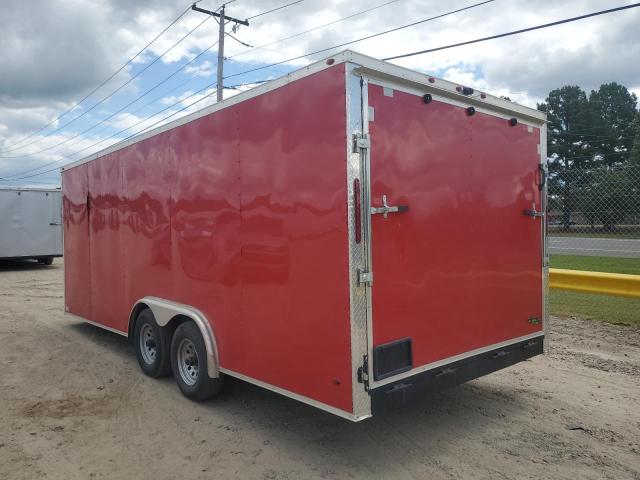 1P9BE2026NF849065 - 2022 CARGO TRAILER RED photo 3