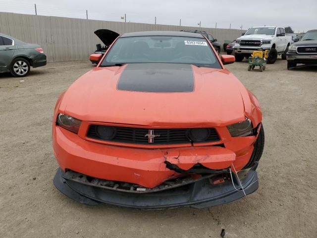 1ZVBP8CU7C5261003 - 2012 FORD MUSTANG BOSS 302 ORANGE photo 5