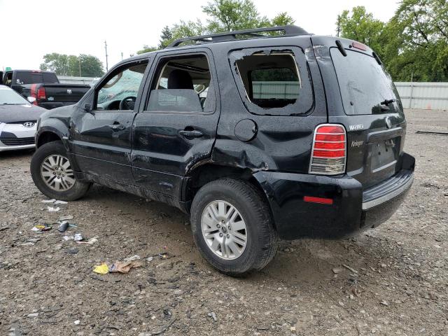 4M2YU561X6KJ01042 - 2006 MERCURY MARINER BLACK photo 2